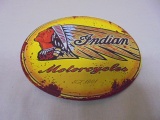 Round Indian Motorcycles Metal Sign