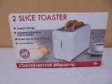 Continental Electric 2 Slice Toaster