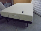 Queen Size Electric Adjustable Bed w/ Temperpedic Matress & Wireless Remote