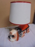 Vintage Dog Table Lamp