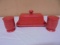 Pioneer Woman Butter Dish & Matching S & P Shakers