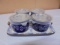 Set of 4 Temptations 5oz Floral Lace Round Baking Dishes w/ Tray