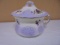 Vintage Porcelain Champer Pot w/Lid
