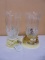 2 Lead Crystal Table Lamps