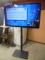 Sanyo 49in LED Flat Panel TV on Adjustable Height Stand