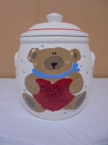 Baked w/ Love Teddy Bear Cookie Jar