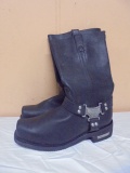 Brand New Pair of Leather Milwaukee Motorcycle Boots