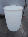 55 Gallon Plastic Rain Barrel