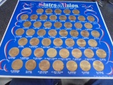 States of the Union 50 State Solid Bronze Collector's Coin Set