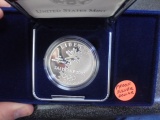 2002 Olympic Winter Games Commemorative Proof Silver Dollar