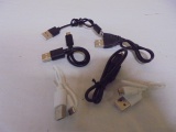Group of 6 Micro USB Charging Cables