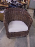 Wicker Chair w/ Cushion
