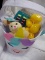 QTY 1 Easter Felt Basket with goodies – Unicorn
