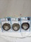 Qty. 3 Stainless Steel Sink Strainers