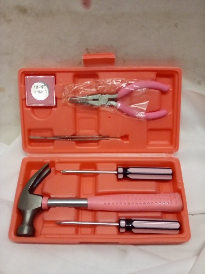 Stalwart Mini Pink Tool Set.