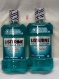 Qty 2 Listerine Ultraclean Mouth Wash 1liter