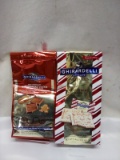 Qty 2 Ghirardelli Milk Chocolate and Peppermint Bark Candy