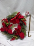 QTY 1 Wreath and QTY wreath hanger
