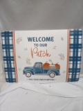 QTY 4 Welcome to Our Patch Plastic Placemats