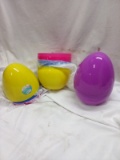 QTY 4 Large Easter EGG Containers