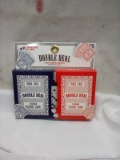 Double Deal 2 Pack Playing Card Set.