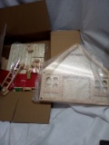 Qty 1 Wooden toy house