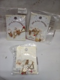 Joy Is All Around Holiday Earrings Qty 3- 3 Pack. MSRP: $8.00 a piece.