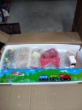 Hey! Play! Wooden Train Set Table. MSRP: $129.99