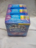 Tampax Pearl Ultras. Qty 3- 18 Packs