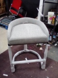 Qty 1 Grey 28in high stool