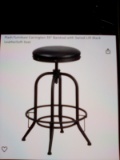 Qty 1 Black Swivel stool