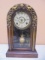 Antique Wood Case Mantel Clock
