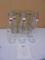 Group of 6 Brand New California Home Goods Glass Bottles w/ Stoppers