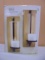 Heritage Home 2pc Wood & Metal Wall Candle Sconces