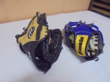 Rawlings & Franklin Right Hander Youth Baseball Gloves