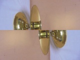 Beautiful Baldwin Solid Brass Candle Holder
