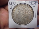 1897 S Mint Morgan Silver Dollar