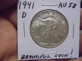 1941 D Mint Silver Walking Liberty Half Dollar