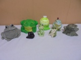 8pc Group of Assorted Frogs