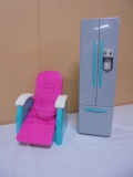 My Life Dolls Spa Chair & Refrigerator