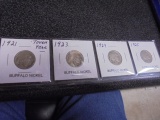 1921-1923-1924-1925 Buffalo Nickels