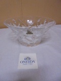 Beautiful Oneida Lead Crystal Bowl