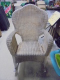 Large Wicker Rocking Chair
