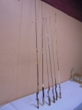 Group of 6 Assorted Fishing Rods