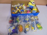 Large Group of Assorted Minions Toys