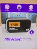 Nelsonic NOAA Weather Alarm Clock Radio