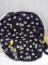 QTY 1 Backpack – black, yellow, flowers