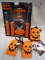 QTY 1 Pumpkin carving kit, QTY 3 Treat totes 14.5in x15in