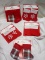Holiday Style Mini Stocking. Qty 5- 2 Packs.