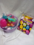 QTY 6 Easter Items including basket